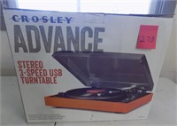 Crosley Advance Stereo 3 Speed USB Turntable
