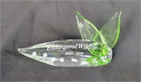 Swarovski Endangered Wildlife Title Plaque