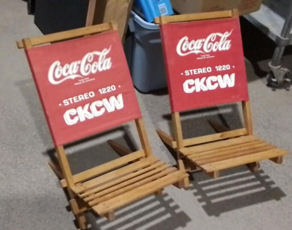 Coca-Cola CKCW Chairs 1988