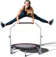 BCAN 40 Trampoline  330lbs Load  Black