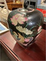 Vintage lidded vase