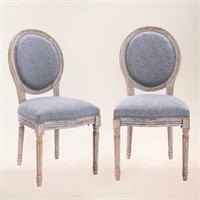 French Dining Chair - Grey