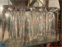 Crystal drinking glass lot