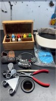 Jewelry testing chemicals, loupes magnifiers,