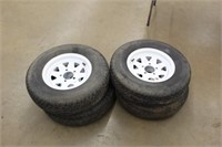 (4) Goodyear Trailer Tires