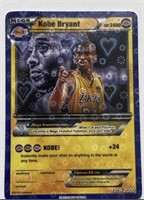 RARE POKEMON NBA LAKERS KOBE BRYANT TRIBUTE CARD