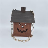 Jack-o-lantern Wood Bird House
