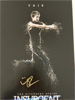 Shailene Woodley signed mini poster