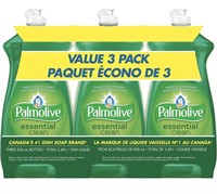 PALMOLIVE LIQUID DISH SOAP ORIGINAL 828ML 3PCS