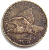 1857 Flying Eagle Cent XF