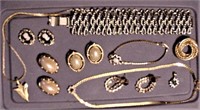 Vtg 15 Pcs Earrings Bracelet Pendant Cameo