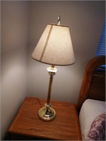 BRASS END TABLE LAMP