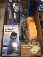 Telephone and Accessory Box Lot