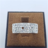 $60 Silver CZ Ring