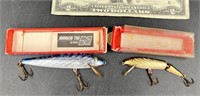2 Bill Norman Fishing Lures w Boxes