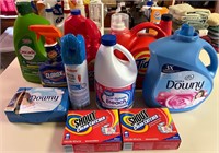 Lot of Laundry Cleaning Supplies