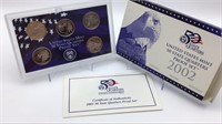 2002 U.S. Mint 50 State Quarters Proof Set