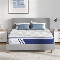 Avenco Queen Mattress  12 Inch Hybrid  Medium Firm