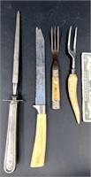 Antique Carving Knives & Forks - Regent +