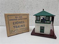 Lionel Train Operating Tower Accessory w Box 7"h