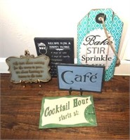 Selection of Wall Signs/Décor