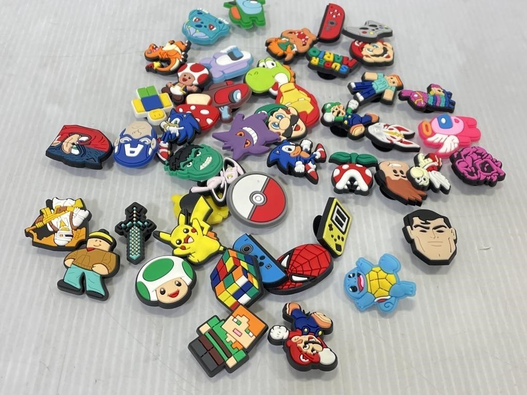 Lot of Assorted character shoe charms