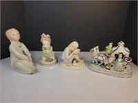 4x Vintage figurines ispanky, Frances hook