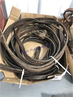 LEATHER REINS, SOME W/ SNAPS