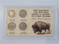 Historic Buffalo Nickel Mint Mark Collection