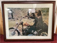 Vintage easy rider original framed poster