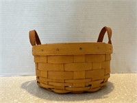Longaberger basket, Christmas liner, plastic