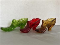 Fenton shoes (green, red, brown)