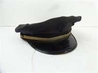 Vintage Head Master Firemans Dress Uniform Hat