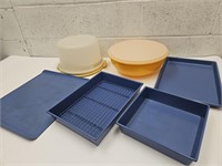 Chicago Metallic Metal Bake Ware &  Tupperware