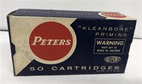 Peters ammunition cartridge advertising box