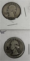 1935 & 1945 Quarters