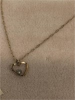 Gold filled heart chain
