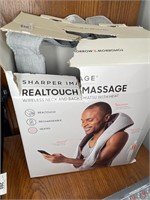 Sharper Image wireless neck/back shiatsu w/heat