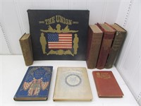 (8) Vintage Civil War Related Books – “1861 The