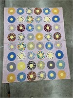 Handmade quilt 72”x60”