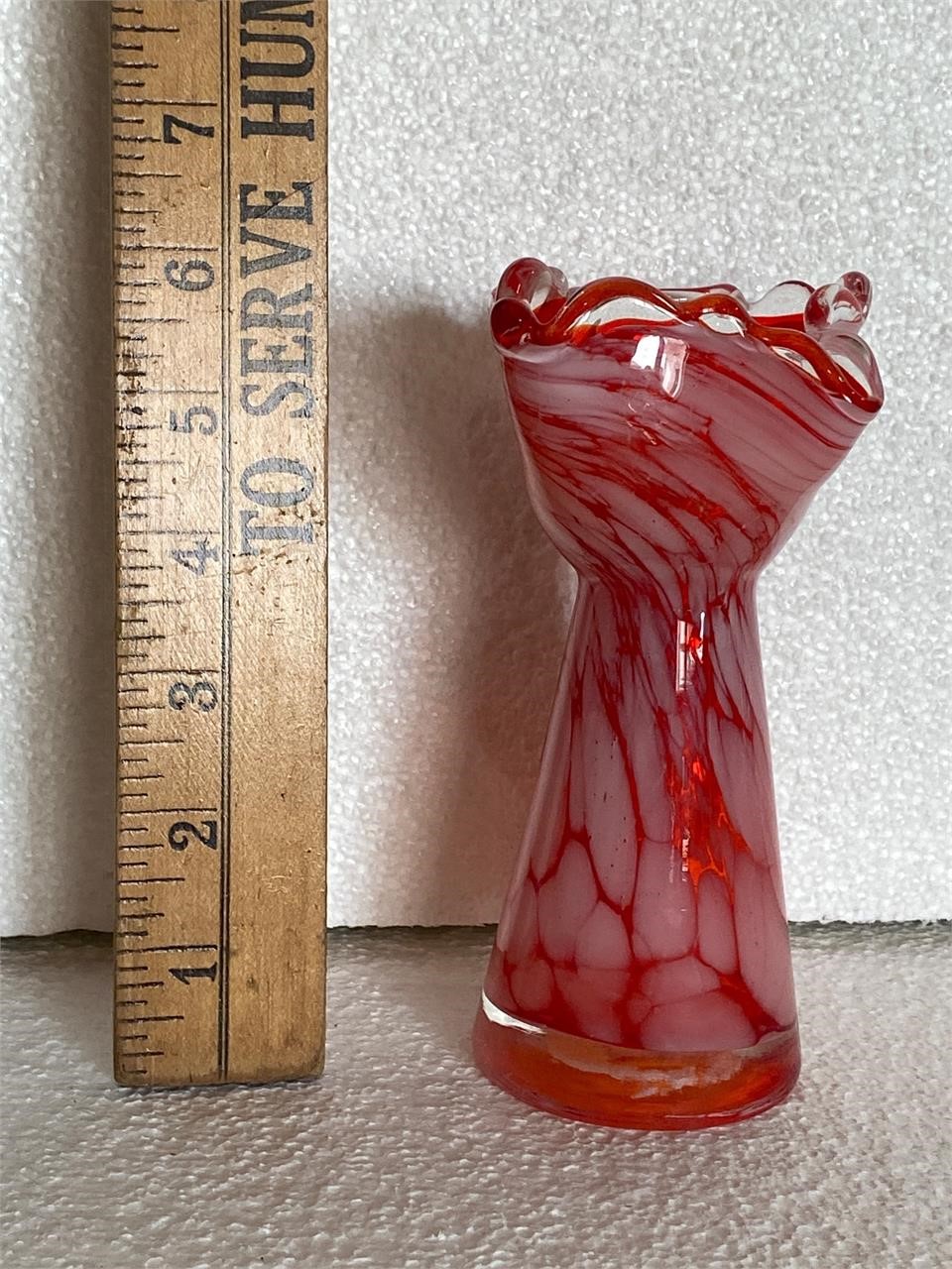 Hand Blown Art Glass Vase