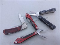 Bear and Son knife and two multitools