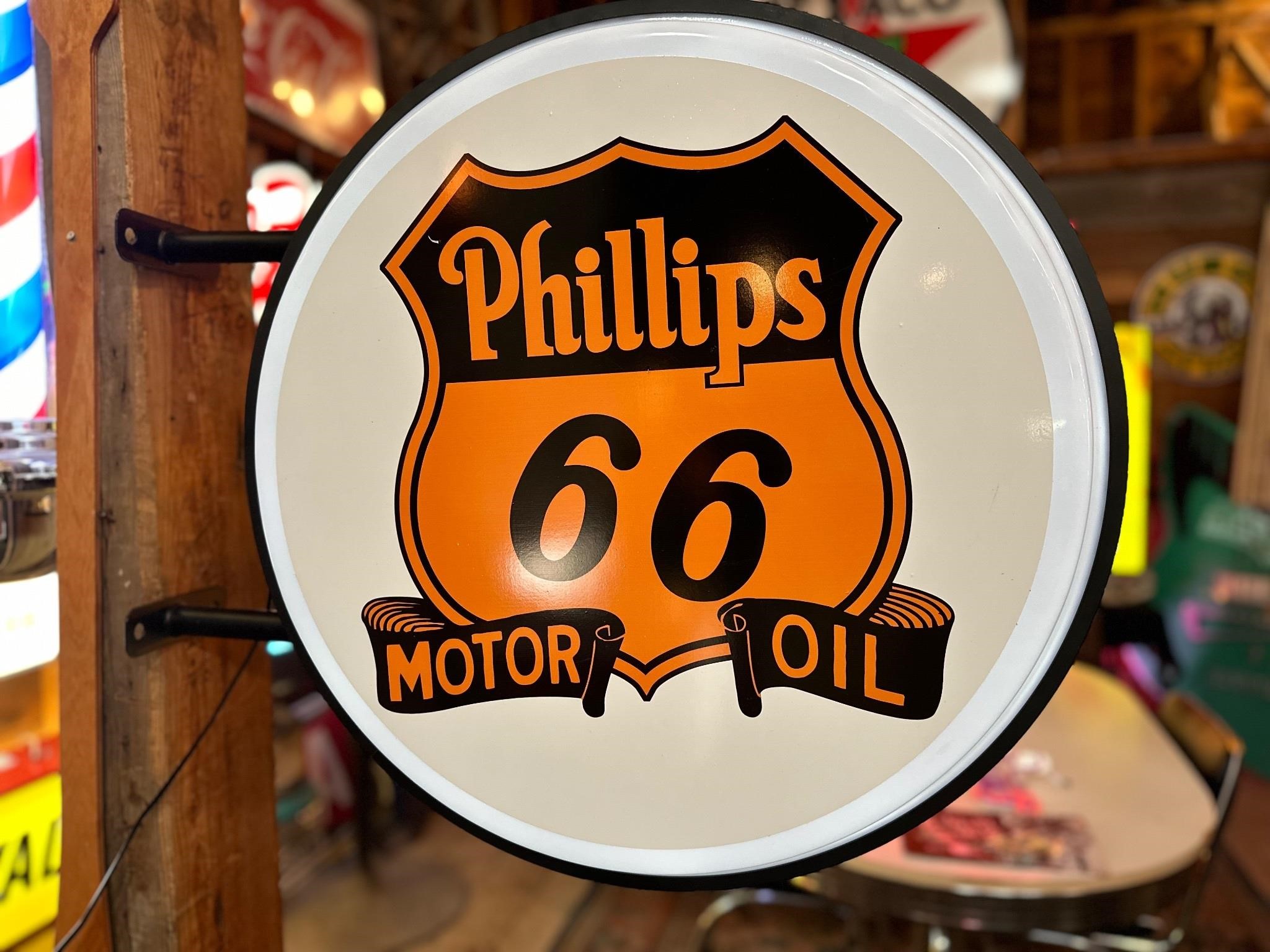 2ft Phillips 66 Light Up Wall Mount Sign