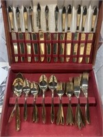 65 Silverware Set by Dirilyte, Gold-tone plated