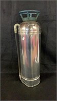 Vintage water fire extinguisher, 7"x24"