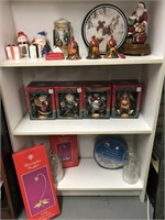 Misc Christmas Decorations 3 Shelves