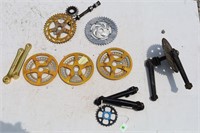BMX Z2 sprockets, cranks and crank arms for Huffy