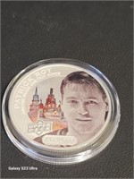 2017 Upper Deck $5 Coin Patrick Roy1oz .Pure .9999