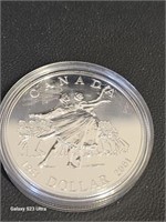 2001 $1 National Ballet of Canada Brillant Coin