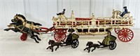 Cast Iron Toy Lot / Includes (2) Horse & Buggies,
